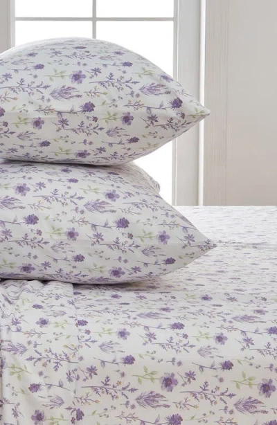 Woven & Weft Floral Print Microfiber Sheet Set