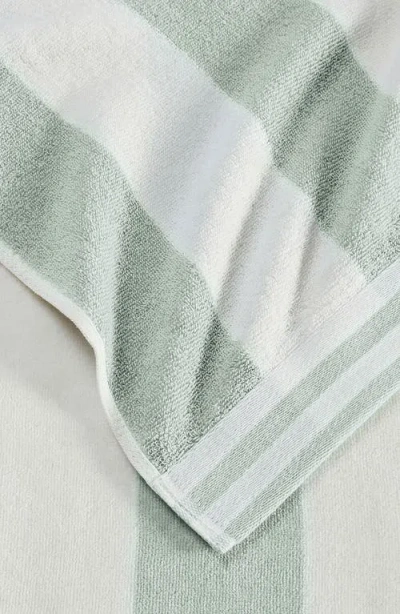 Woven & Weft 4-pack Oversize Stripe Beach Towels In Blue