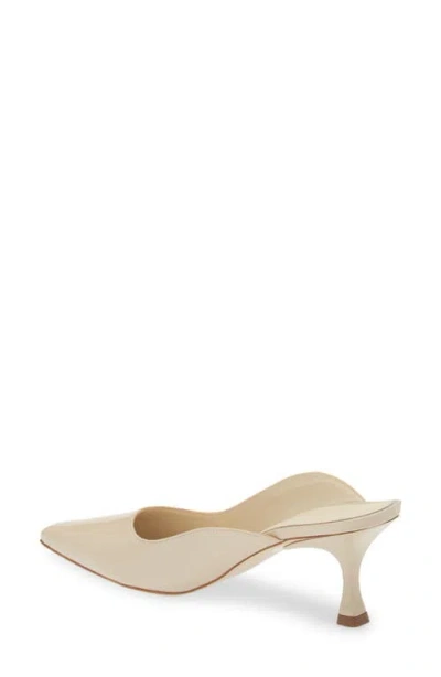 Kaanas Alma Asymmetric Mule In White