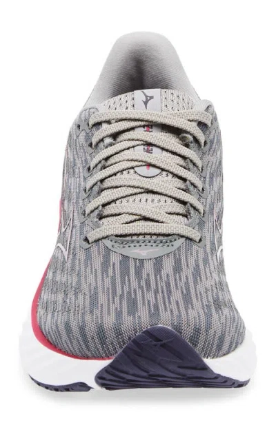 Mizuno Wave Rider 28 Running Shoe In Gray