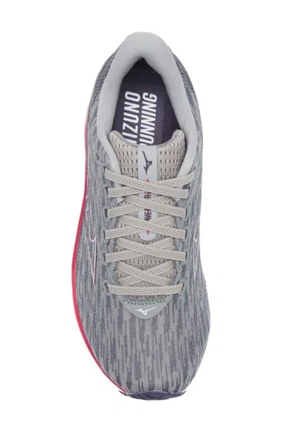 Mizuno Wave Rider 28 Running Shoe In Gray