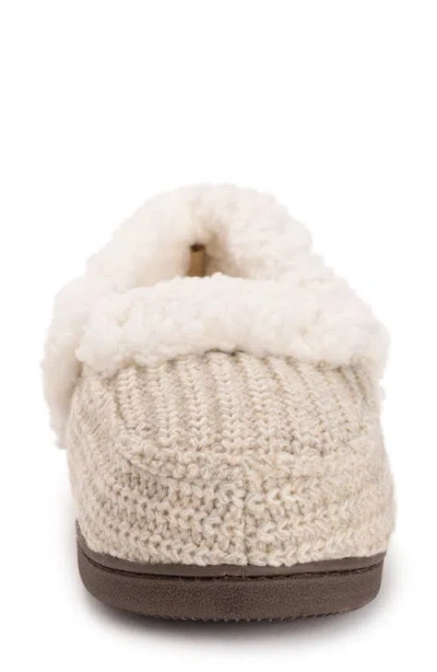 Muk Luks Anais Slipper Womens Memory Foam Slip-on Slippers In Brown