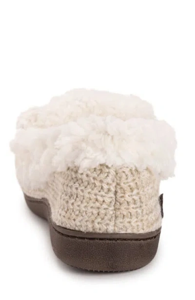 Muk Luks Anais Slipper Womens Memory Foam Slip-on Slippers In Brown