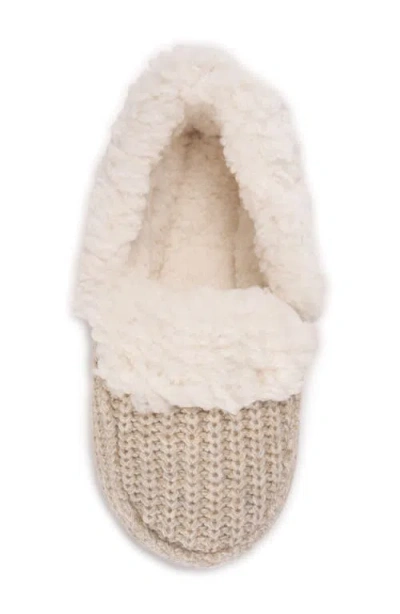 Muk Luks Anais Slipper Womens Memory Foam Slip-on Slippers In Brown