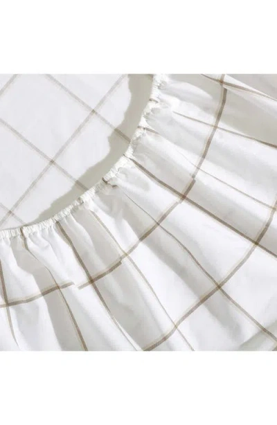 Nautica Plot 200-thread Count Cotton Percale Sheet Set In White