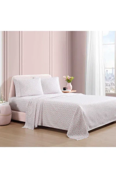 Betsey Johnson Ballet Bows Sheet Set In Pink