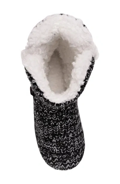 Muk Luks Cheyenne Slipper Womens Memory Foam Slip-on Slippers In Black