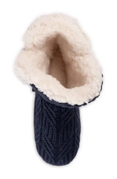 Muk Luks Cheyenne Slipper Womens Memory Foam Slip-on Slippers In Blue
