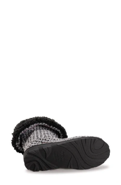 Muk Luks Tabbi Toggle Faux Shearling Slipper In Multi