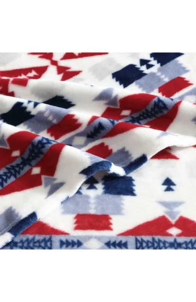 Wrangler Nolan Ultra Soft Plush Fleece Reversible Throw Bla In Multi
