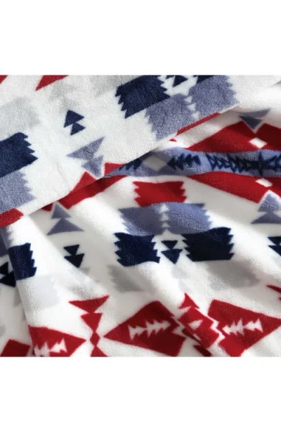 Wrangler Nolan Ultra Soft Plush Fleece Reversible Throw Bla In Multi