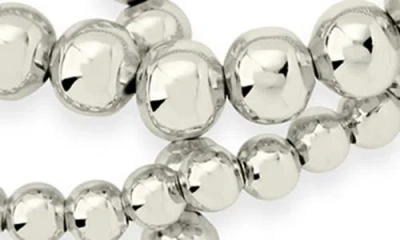 Sterling Forever Cz Evil Eye Set Of 3 Bracelet In Silver