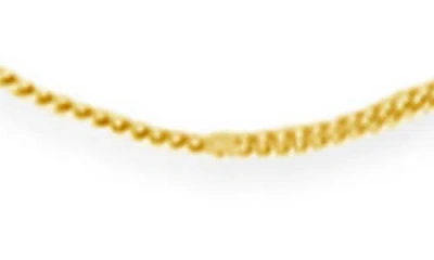 Sterling Forever Triple Layer Triangle Drop Chain Necklace In Gold