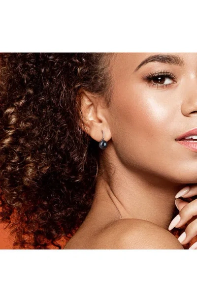 Delmar Cultured Freshwater Pearl Drop Earrings In Green