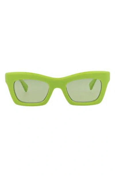 Gucci Cat Eye-frame Recycled Acetate Sunglasses In Green