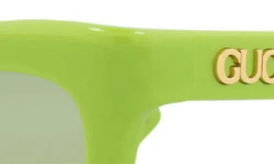 Gucci Cat Eye-frame Recycled Acetate Sunglasses In Green