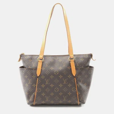 Pre-owned Louis Vuitton Totally Pm Shoulder Tote Bag Monogram Canvas Brown