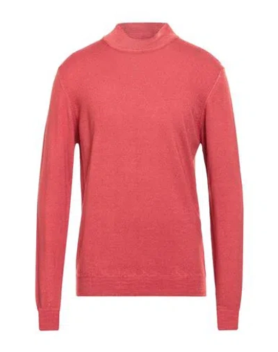 Ne Pas Man Turtleneck Coral Size Xl Merino Wool In Red