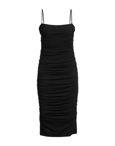 Pinko Slim-fit Dress With Thin Straps In Black