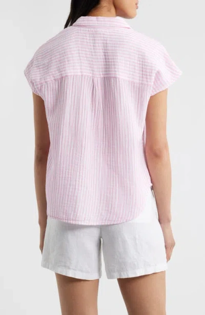 Beachlunchlounge Gem Stripe Shirt In Pink