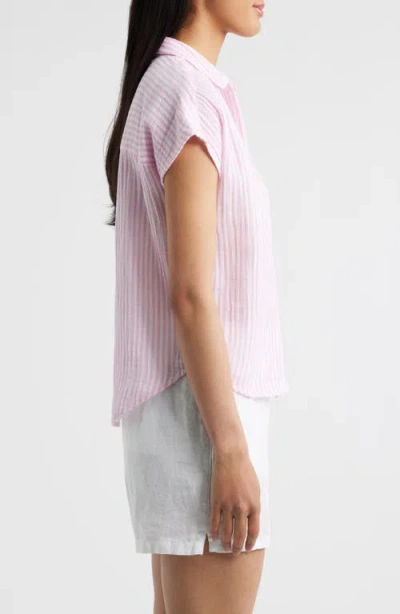 Beachlunchlounge Gem Stripe Shirt In Pink