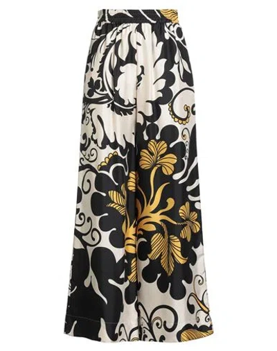 La Doublej La Double J Woman Pants Ivory Size Xl Silk In Multi