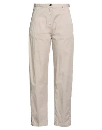 Massimo Alba Woman Pants Beige Size 6 Cotton, Elastane In Neutral