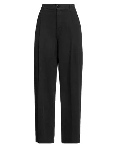 True Nyc Woman Pants Black Size 27 Cotton, Lyocell, Elastane In Black