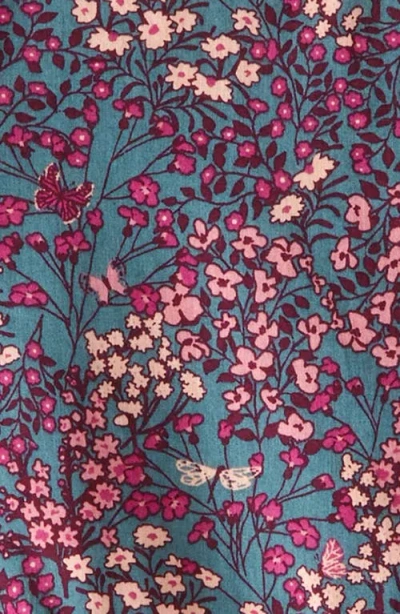 Nordstrom Kids' Bow Front Peplum Cotton Top In Multi