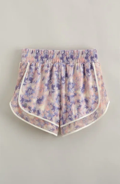 Zella Girl Kids' Rally Print Boxer Shorts In Multi