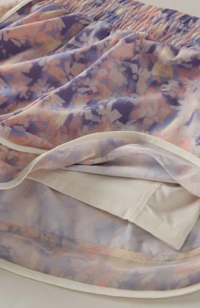 Zella Girl Kids' Rally Print Boxer Shorts In Multi