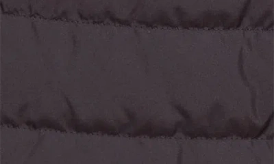 Moncler Two-material Cardigan With Goose Down Padding And High Neck In Black