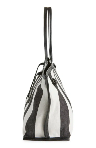 Proenza Schouler Days Caryall Stripe Canvas Tote In Multi