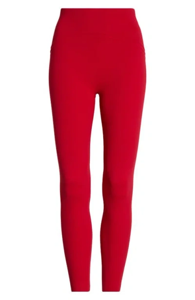 Spanx Booty Boost 7/8 Leggings In Red In Red