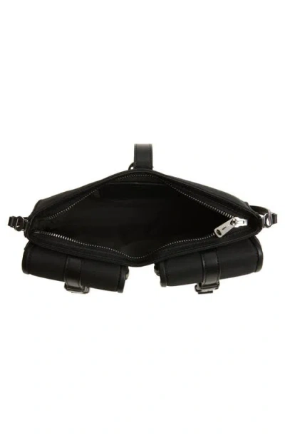 Coperni Cargo Shoulder Bag With Logo Buckle In Black