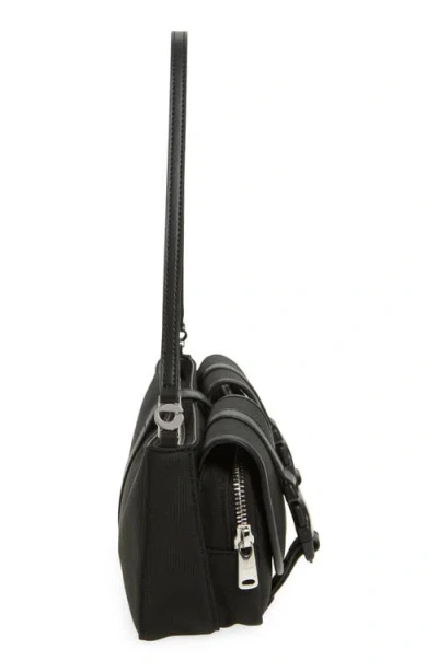 Coperni Cargo Shoulder Bag With Logo Buckle In Black