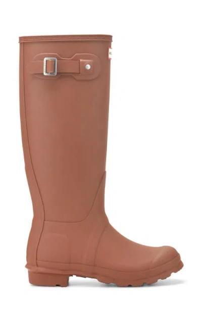 Hunter Original Tall Rain Boot In Brown
