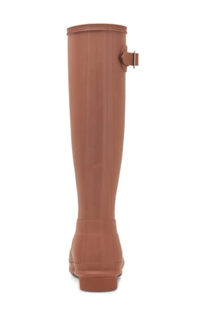 Hunter Original Tall Rain Boot In Brown