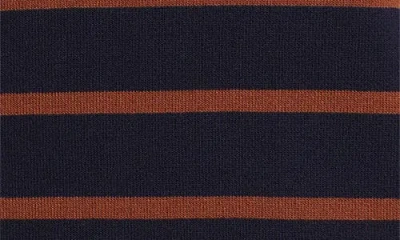 Tahari Asl Stripe Short Sleeve Sweater In Black