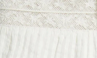 Loveshackfancy Delphine Lace Miniskirt In White