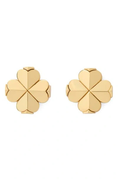 Kate Spade New York Spade Flower Stud Earrings In Gold