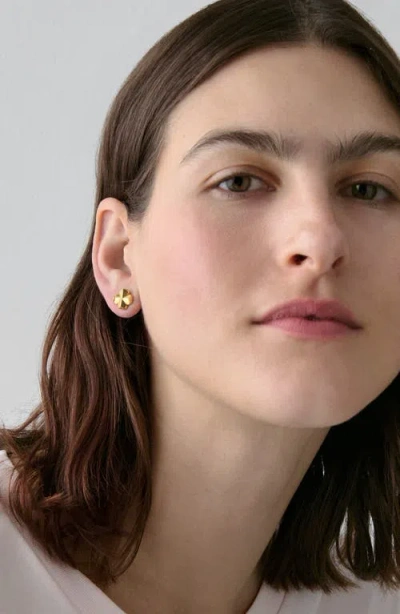 Kate Spade New York Spade Flower Stud Earrings In Gold