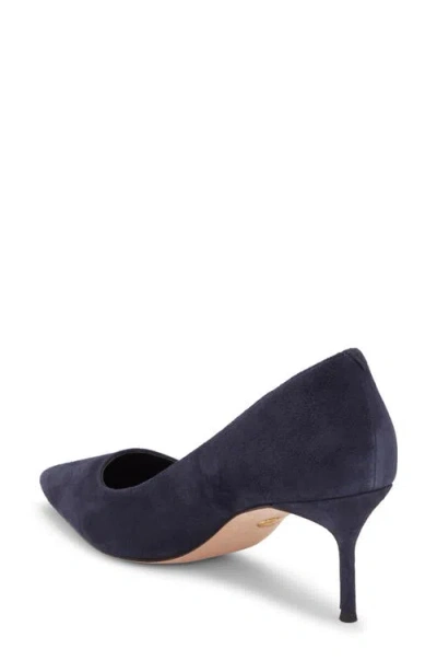 Veronica Beard Rita Pointed Toe Pump In Blue