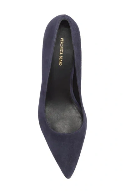 Veronica Beard Rita Pointed Toe Pump In Blue