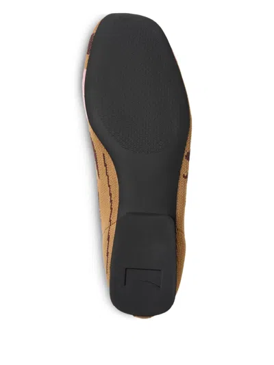 花卉图案芭蕾平底鞋