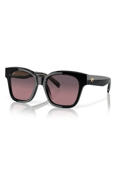 Costa Del Mar 54mm Polarized Square Sunglasses In Black