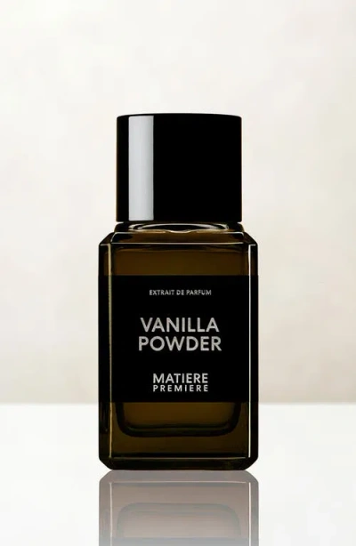 Matiere Premiere Vanilla Powder Extrait De Parfum 1.7 Oz. In Transparent