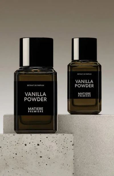 Matiere Premiere Vanilla Powder Extrait De Parfum 1.7 Oz. In Transparent