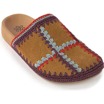 The Sak Bolinas Suede Clog Shoe In Multi