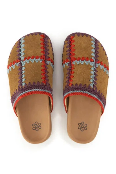The Sak Bolinas Suede Clog Shoe In Multi